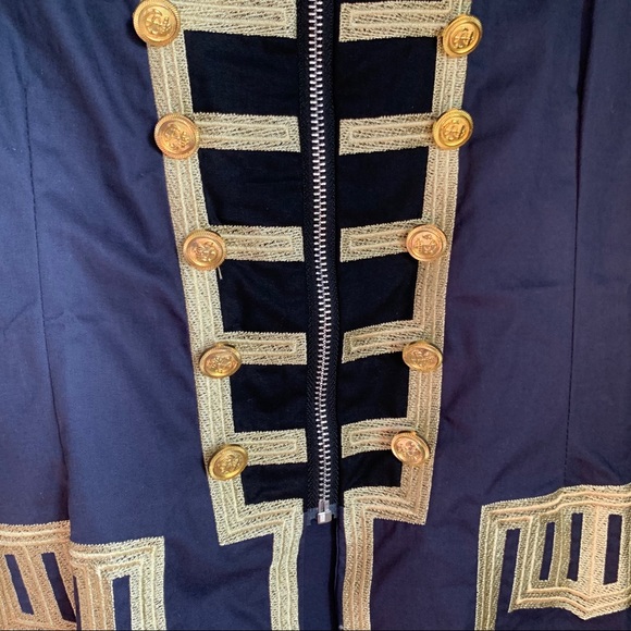 Navy Blue Jacket - military look - Picture 3 of 6